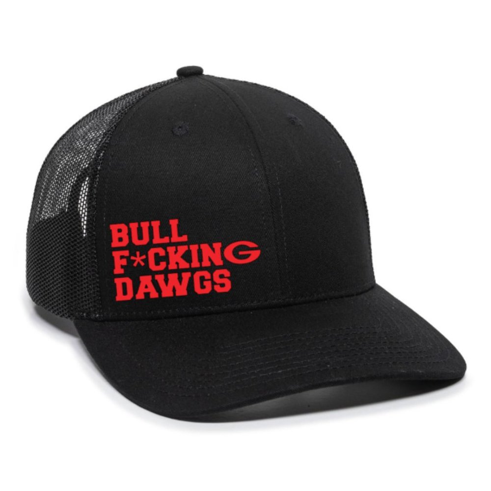 Bull Fucking Dawgs F*cking Go Georgia Unisex Premium Snapback Hat